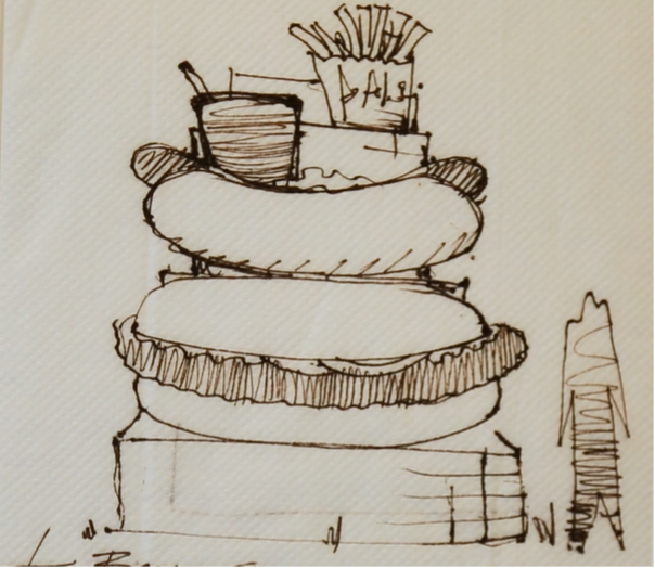 Pals Original Napkin Drawing